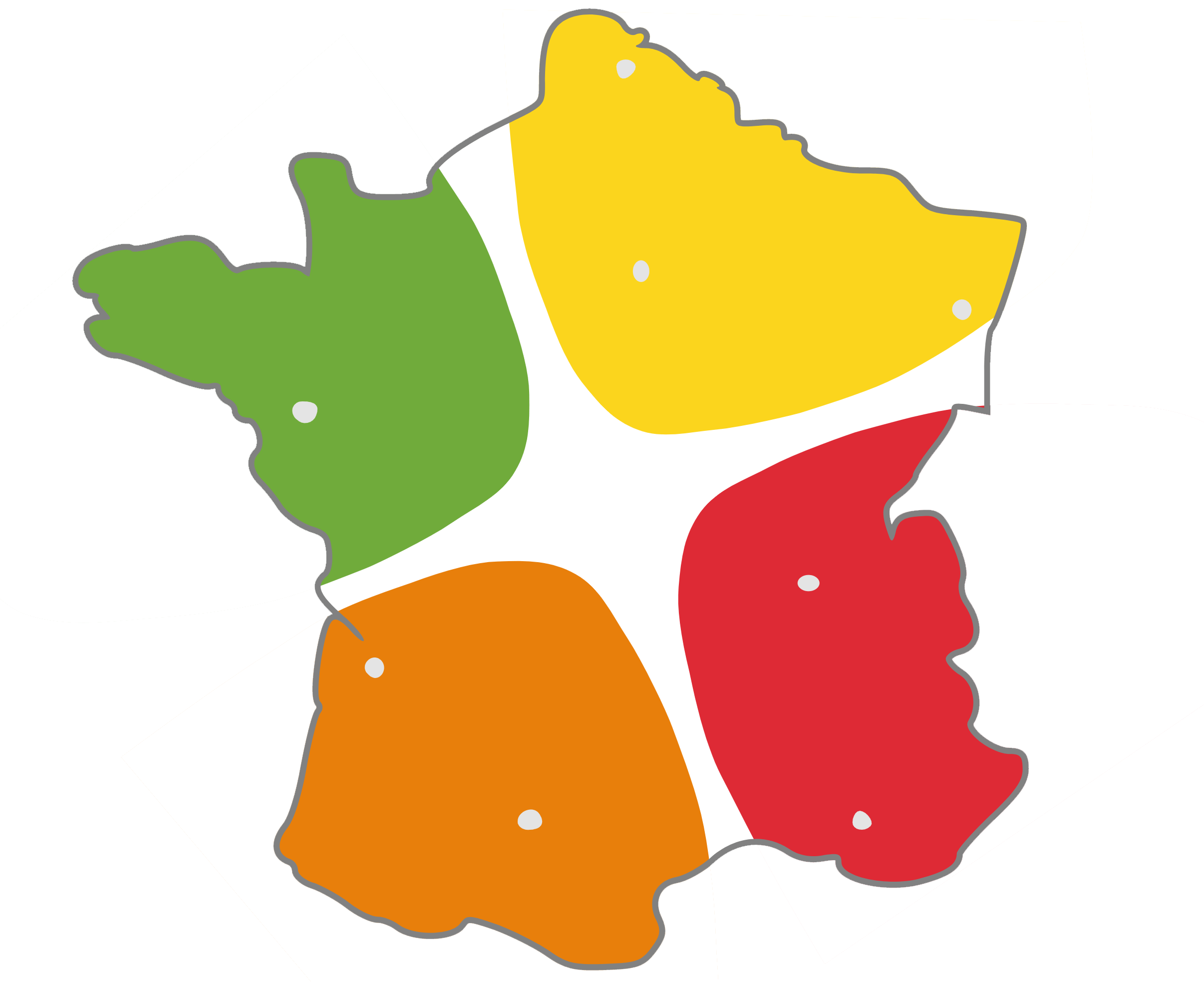 Carte de France - Coaching Ways France
